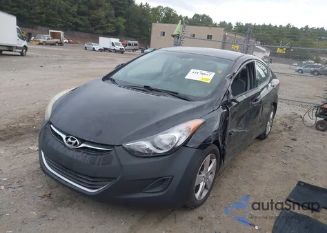 2013 Hyundai Elantra Gls z USA, uszkodzony, nr VIN 5NPDH4AEXDH347887